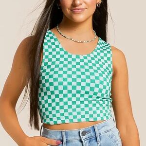 FRESHWEAR Green Checkered Brami